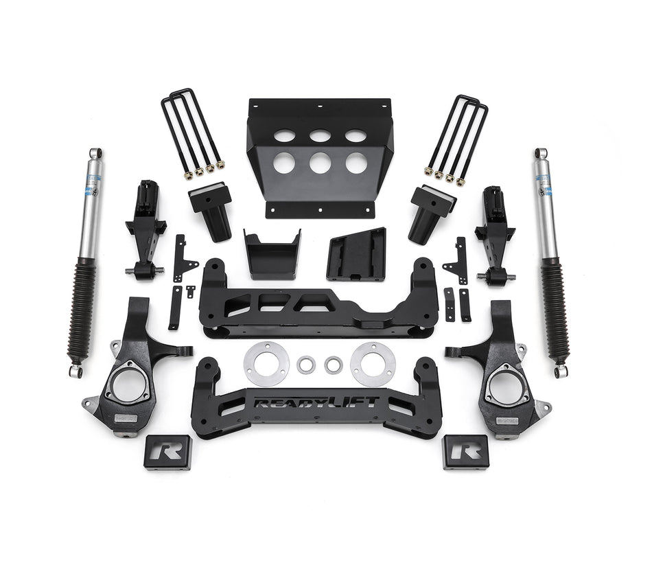 ReadyLIFT 2014-2018 7'' Big Lift Kit For Aluminum OE Upper Control Arms With Bilstein Shocks
