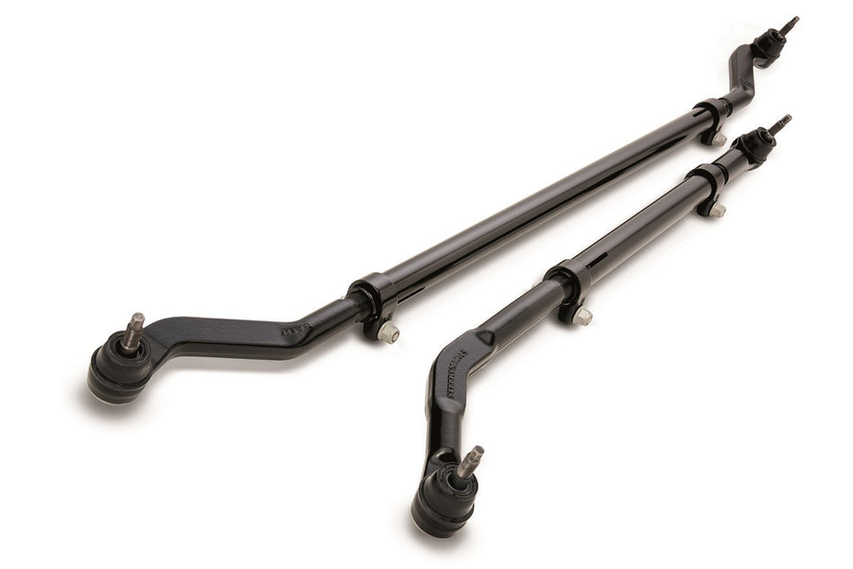 Steer Smarts Jeep Wrangler JK YETI XD ''No Drill'' Top Mount Draglink And Tie Rod Assembly Steering Kit