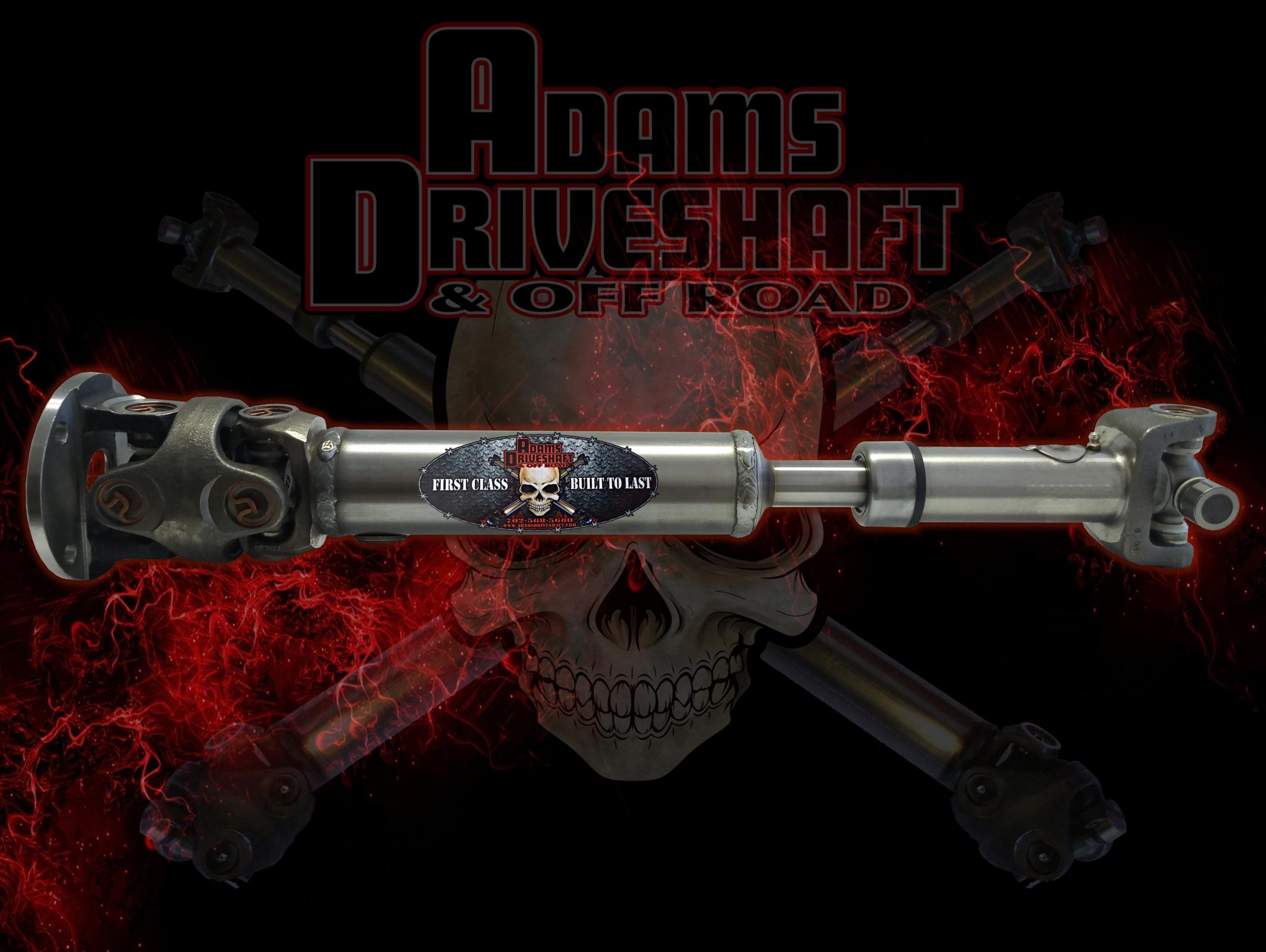 Adams Driveshaft TJ Rubicon Rear 1310 CV Driveshaft With 1330 Rear Pin ...