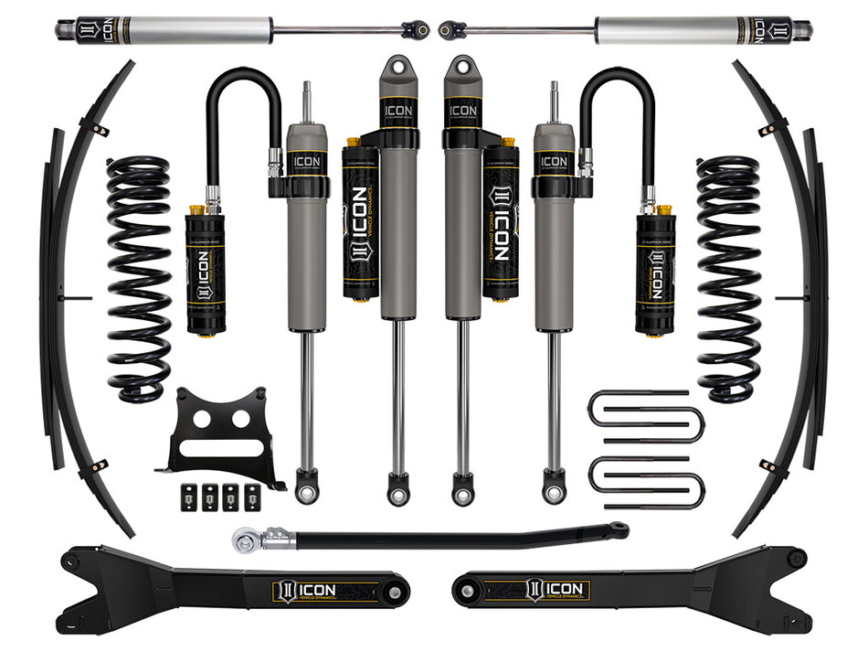ICON 2011-2016 Ford F-250/F-350 Super Duty 4WD Diesel 2.5" Lift Stage 6 Suspension System W/ Expansion Packs