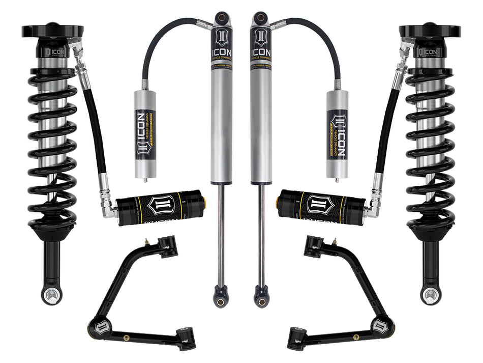 ICON 2023 Chevrolet Colorado WT LT & Z71 1.75-2.5" Lift Stage 3 Suspension System W/ Tubular Upper Control Arms