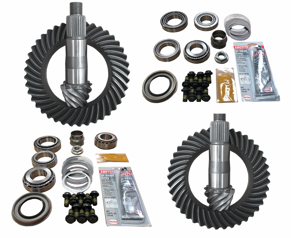 JL and JT Rubicon D44/D44R 4.56 Ratio Gear Package (220MM-210MM) Revolution Gear