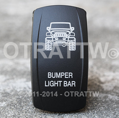 JK Bumper Light Bar Rocker Switch sPOD