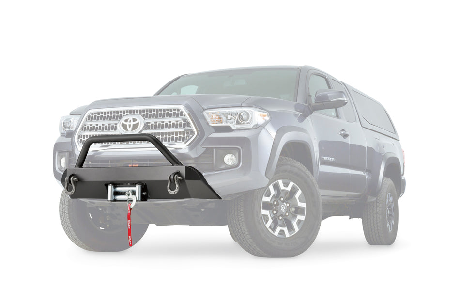 SEMI-HIDDEN WINCH MOUNT FOR TOYOTA TACOMA