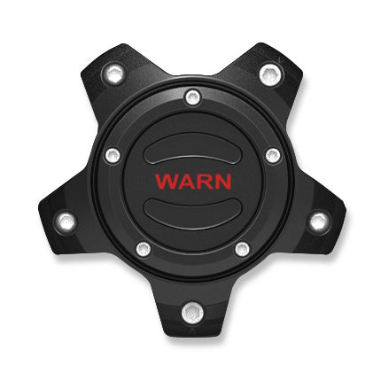 OPTIONAL WHEEL CENTER CAP - BLACK/RED 5 LUG
