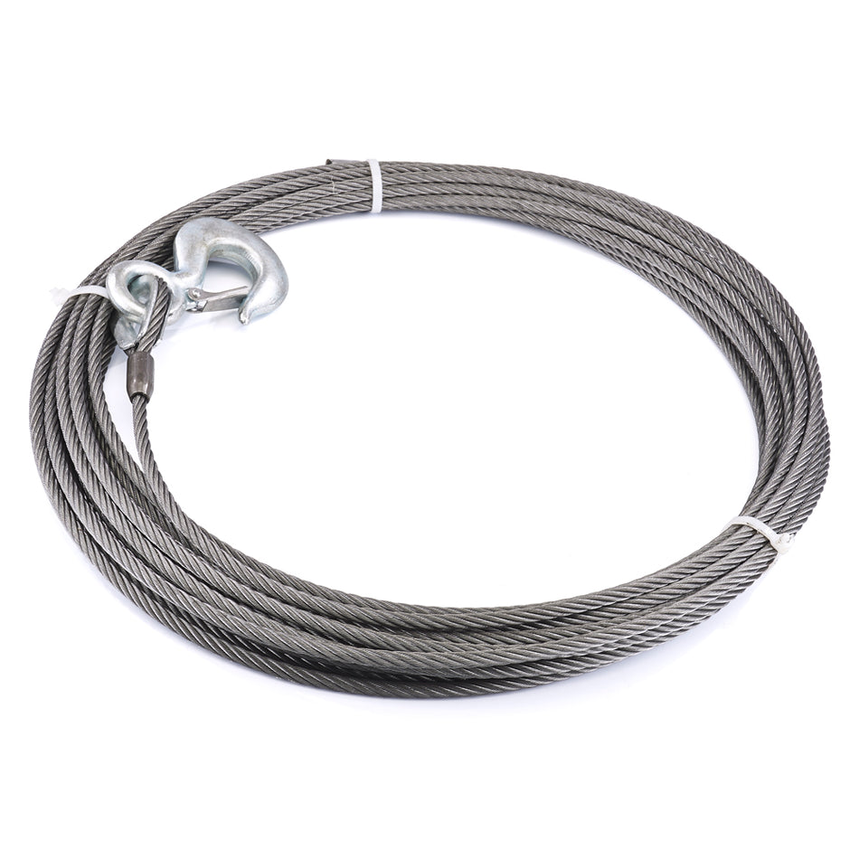 WIRE ROPE ASSEMBLY 3/8 Inch Diameter X 75 Foot Length