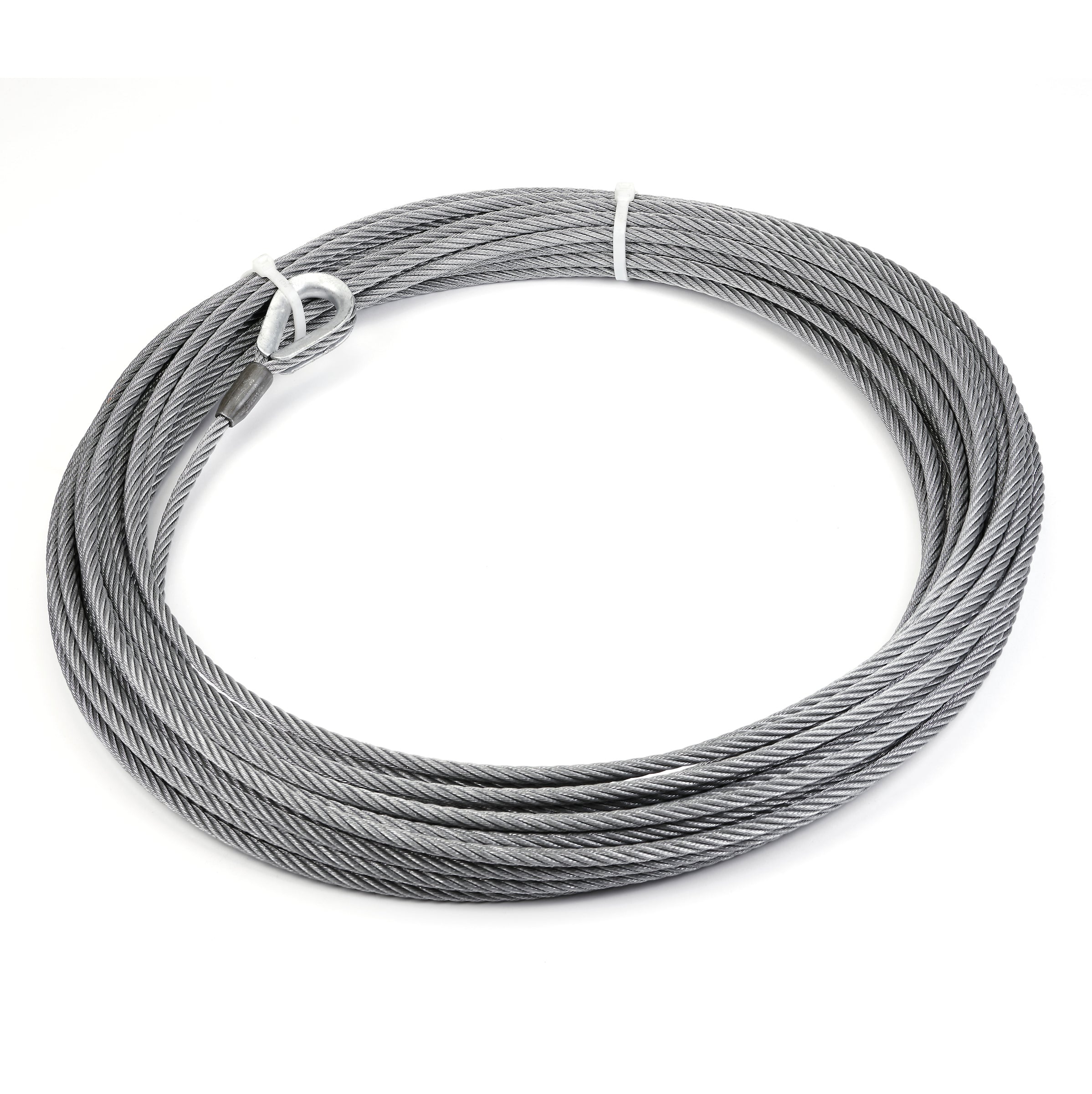 WIRE ROPE ASSEMBLY 3/8 Inch Diameter X 125 Foot Length – Xtreme 4WD