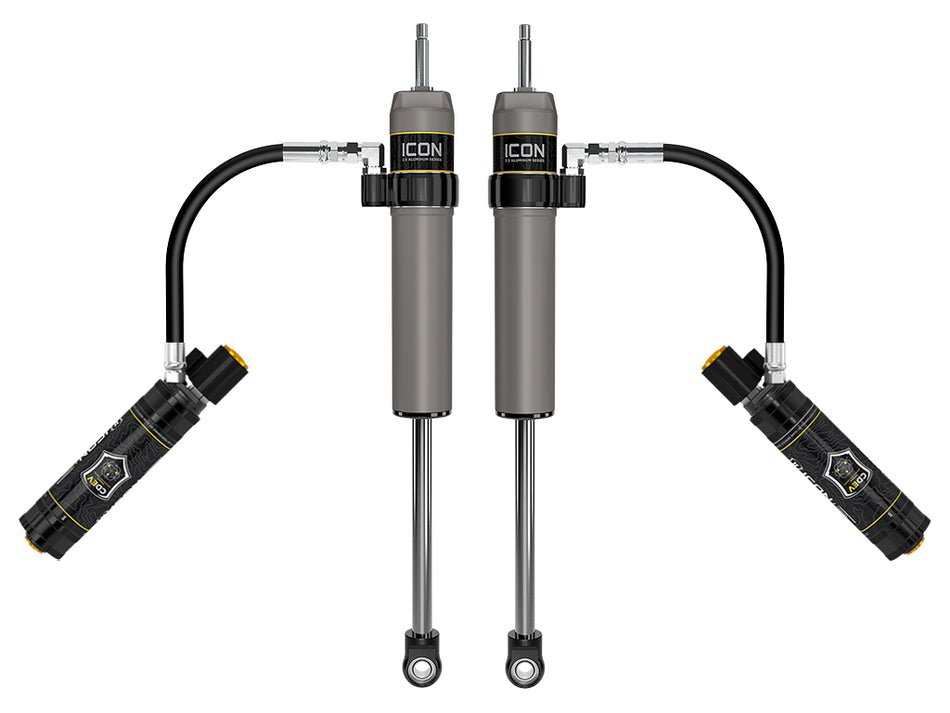 ICON 2024 Toyota Tacoma 0-1” Lift Rear V.S. 2.5 Aluminum Series Remote Reservoir Shocks W/ CDEV Pair