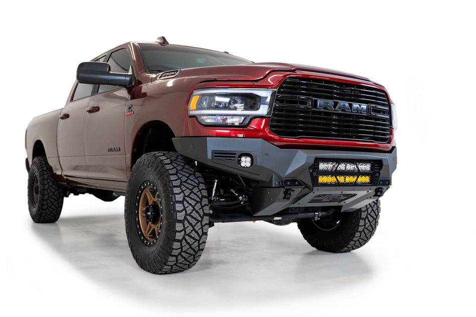 2019-2023 RAM 2500/3500 BOMBER FRONT BUMPER (DUAL 20 INCH LIGHTS)