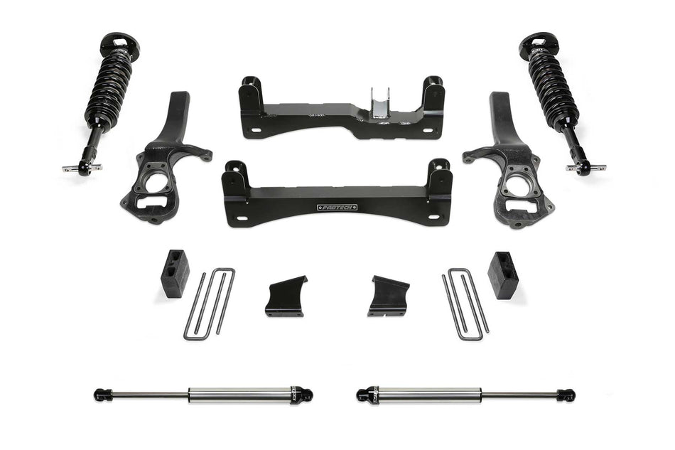 Fabtech 6" PERF SYS W/DL 2.5 & 2.25 2019 GM C1500 P/U