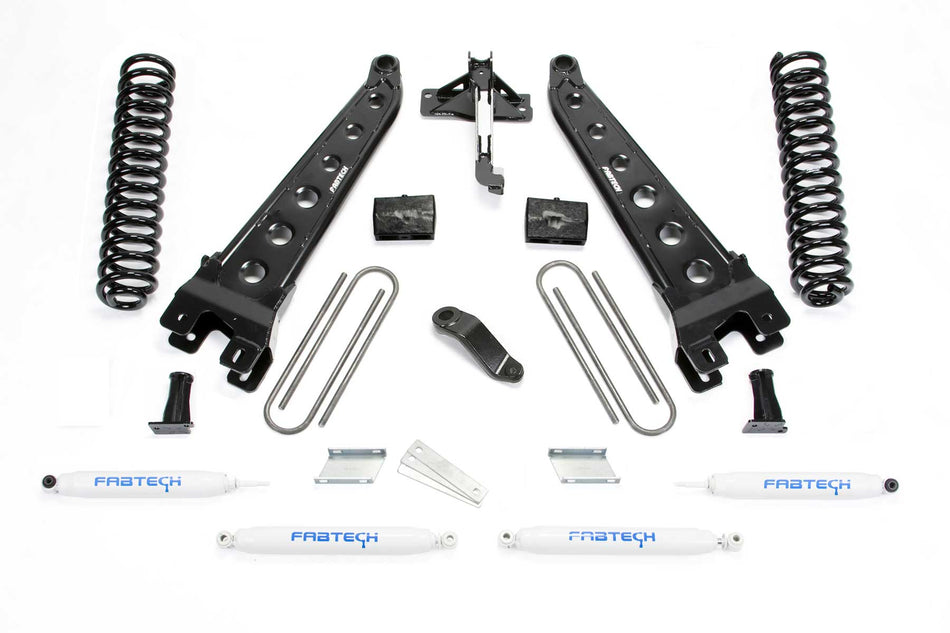 Fabtech 6" RAD ARM SYS W/COILS & PERF SHKS 19-20 FORD F450/F550 4WD DIESEL