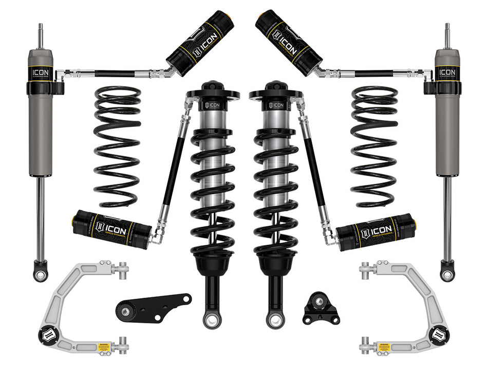 ICON 2024 Toyota Tacoma 1.25-3" Lift Stage 4 Suspension System Billet UCA W/ Triple Rate Rear Springs