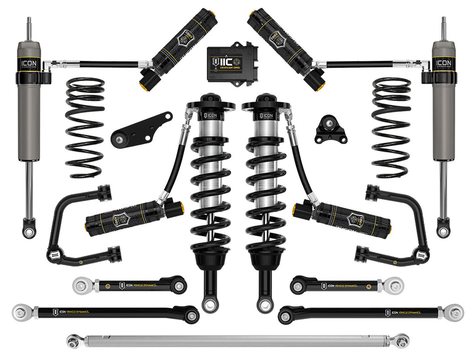 ICON 2024 Toyota Tacoma 1.25-3" Lift Stage 13 Suspension System Tubular UCA