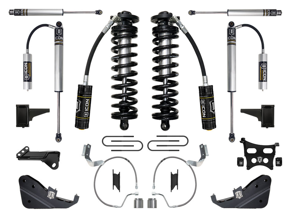 ICON 2023 Ford F-250/F-350 Super Duty 4WD 4-5.5" Lift Stage 2 Coilover Conversion System