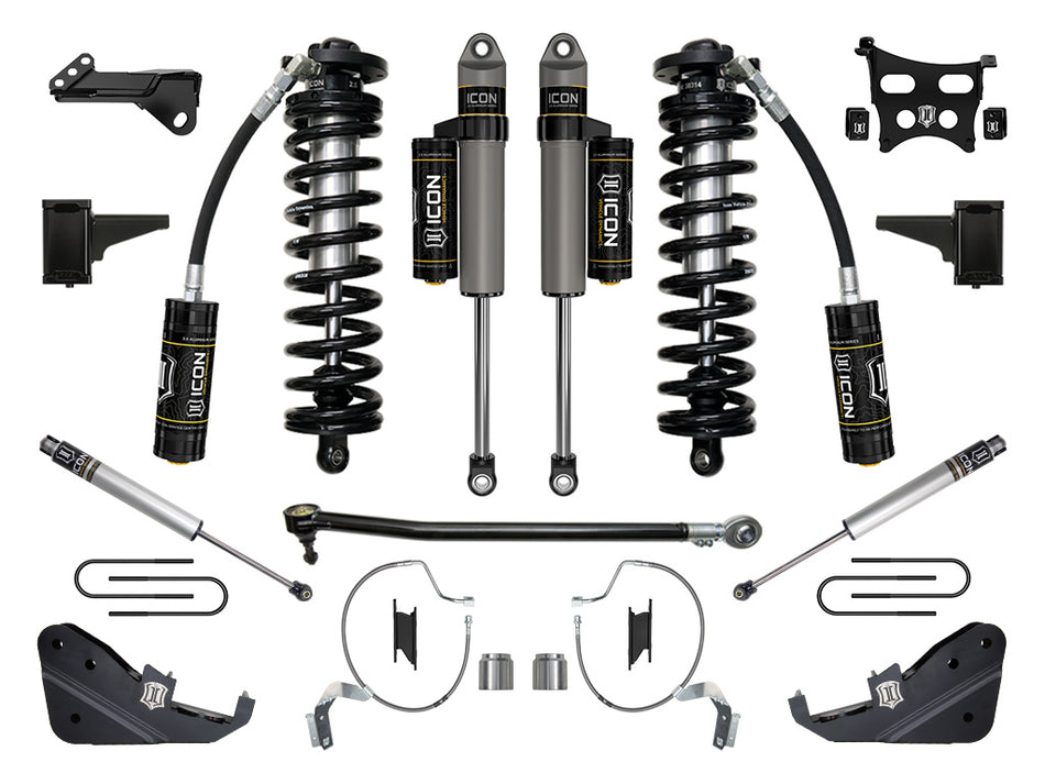 ICON 2023 Ford F-250/F-350 Super Duty 4WD 4-5.5" Lift Stage 4 Coilover Conversion System