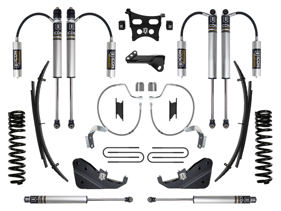 ICON 2023 Ford F-250/F-350 Super Duty 4WD Gas 4.5" Lift Stage 2 Suspension System W/ Expansion Packs