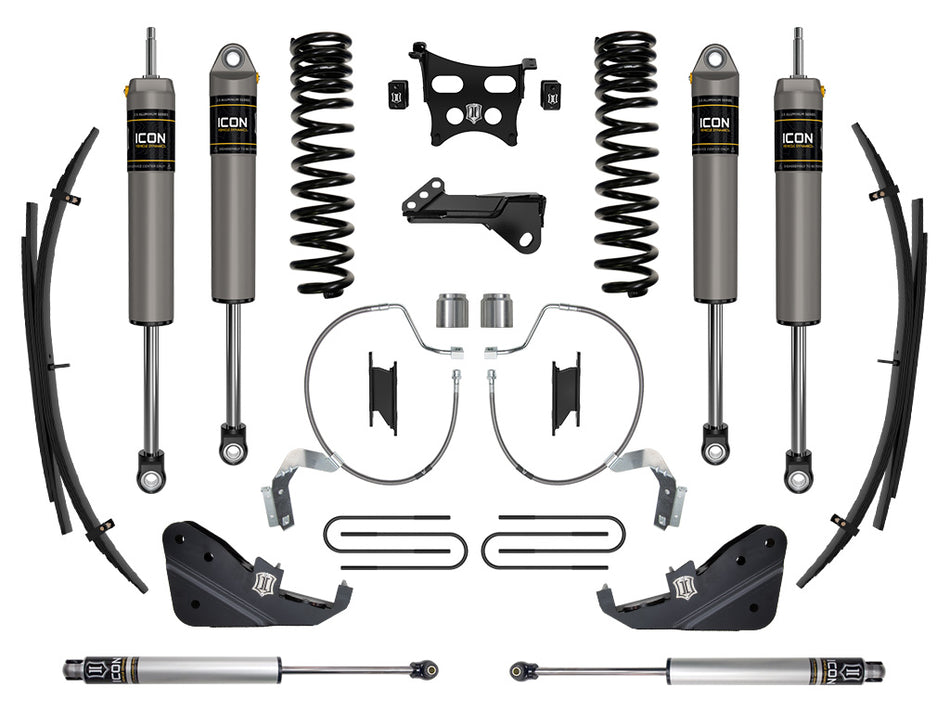ICON 2023 Ford F-250/F-350 Super Duty 4WD Gas 4.5" Lift Stage 3 Suspension System W/ Expansion Packs