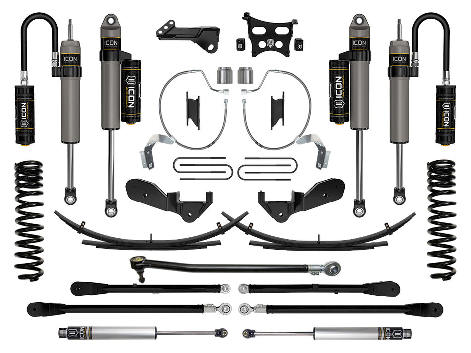ICON 2023 Ford F-250/F-350 Super Duty 4WD Gas 4.5" Lift Stage 6 Suspension System W/ Expansion Packs