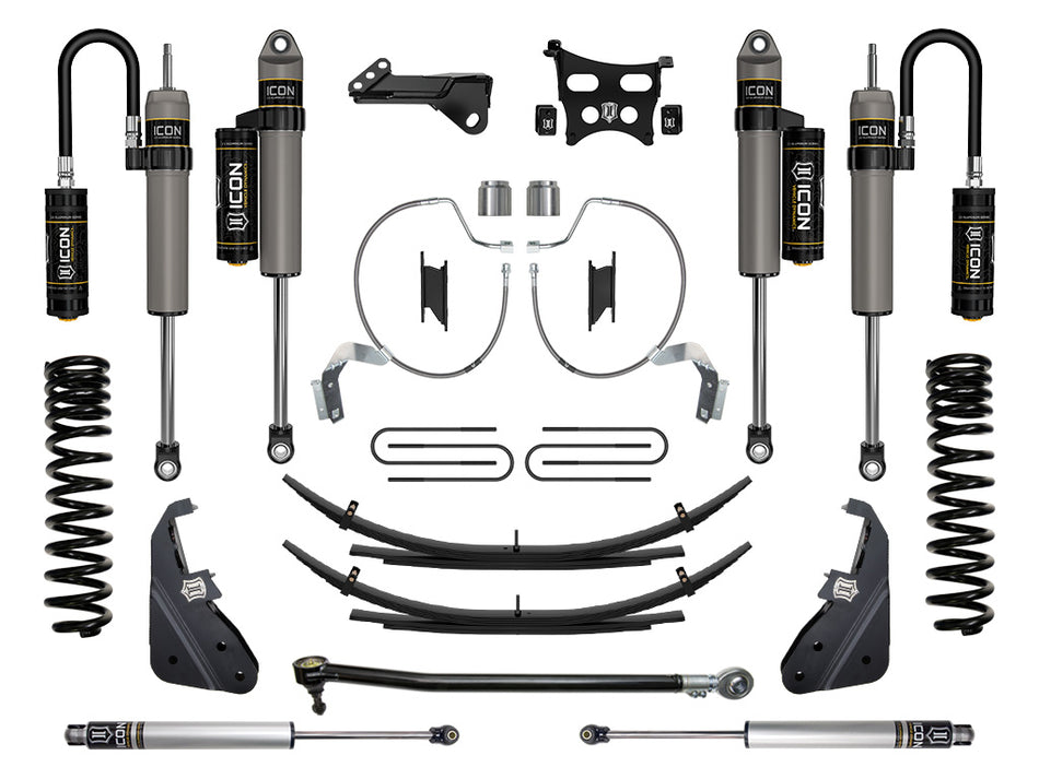 ICON 2023 Ford F-250/F-350 Super Duty 4WD Diesel 4.5" Lift Stage 4 Suspension System W/ Expansion Packs