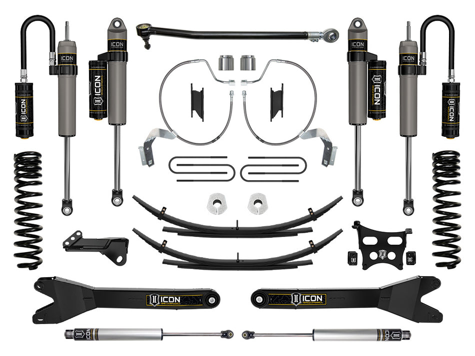 ICON 2023 Ford F-250/F-350 Super Duty 4WD Diesel 4.5" Lift Stage 4 Suspension System W/ Radius Arms & Expansion Packs