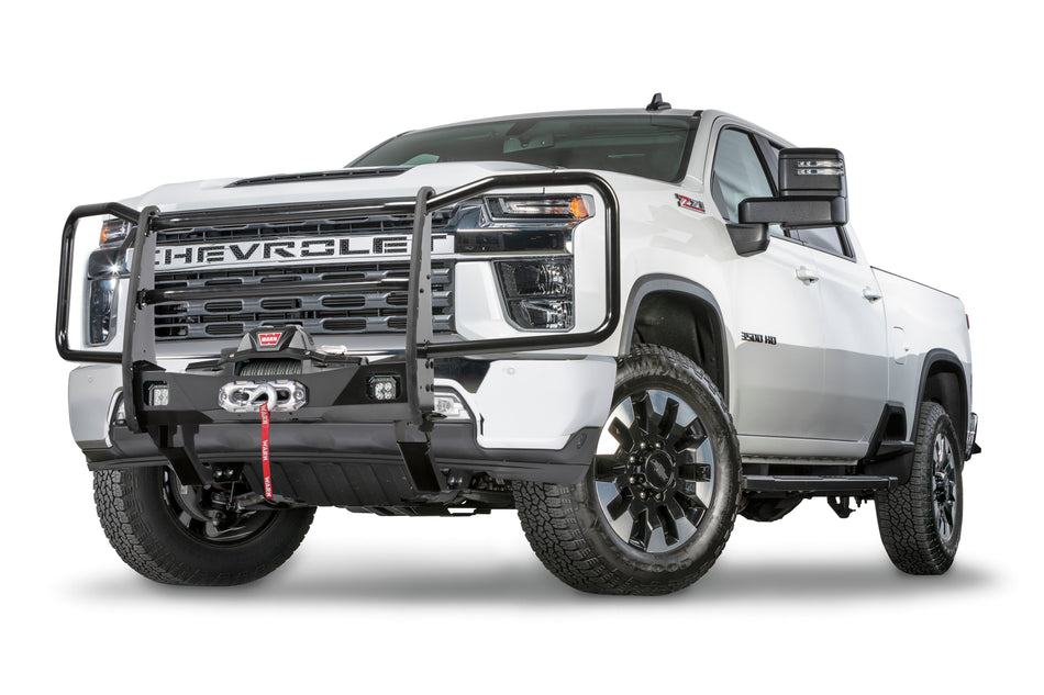 TRANS4MER GRILLE GUARD KIT - SILVERADO HD FULL GUARD