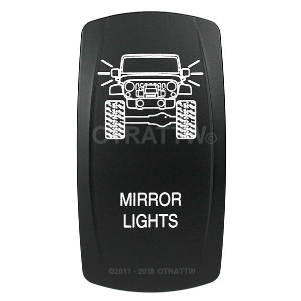 JK Mirror Lights Rocker Switch sPOD