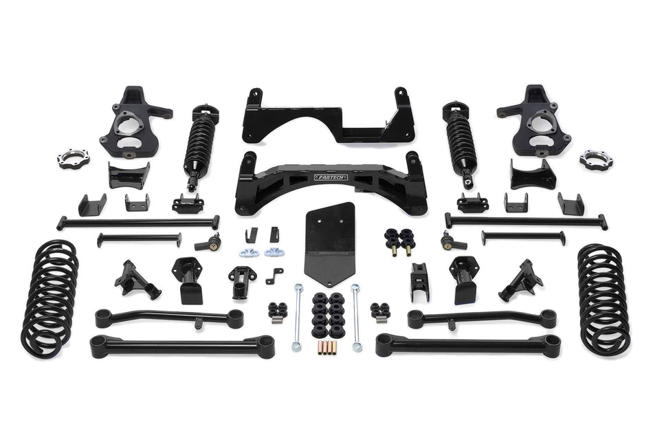 Fabtech 6" PERF SYS W/ DL 2.5 & 2.25 07-14 GM K1500 SUV 4WD W/O AUTORIDE