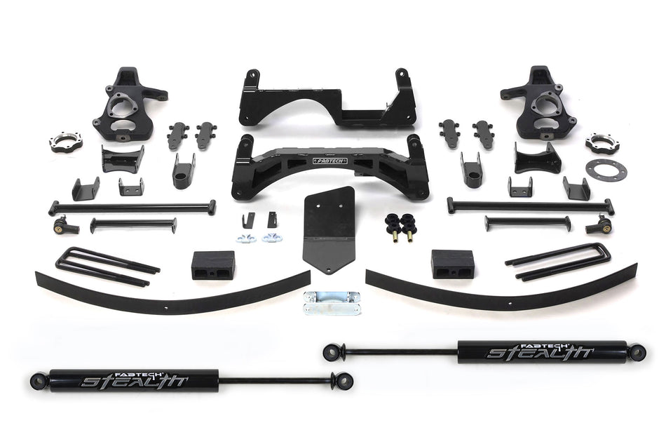 Fabtech 6" BASIC SYS W/STEALTH 07-13 GM K1500 P/U W/O AUTORIDE 4WD