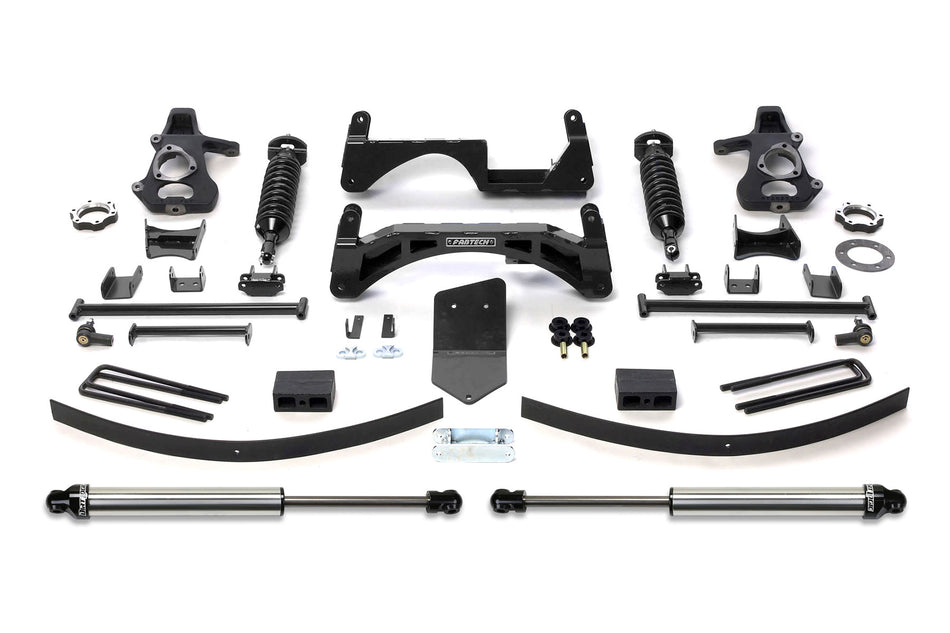 Fabtech 6" PERF SYS W/DLSS 2.5C/Os & RR DLSS 07-13 GM K1500 P/U W/O AUTORIDE 4WD