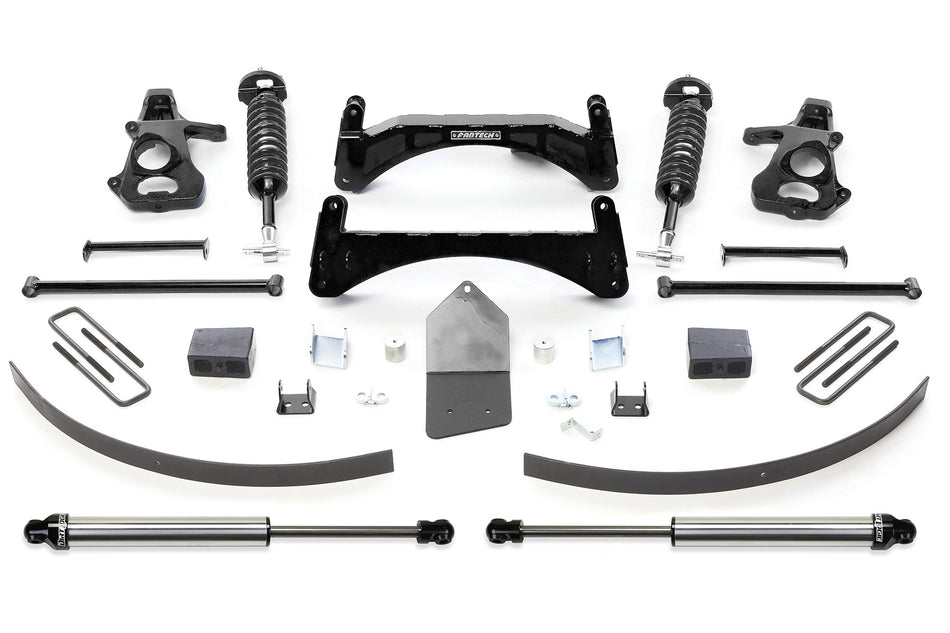 Fabtech 6" PERF SYS W/DLSS 2.5C/Os & RR DLSS 07-13 GM C1500 P/U W/O AUTORIDE 2WD
