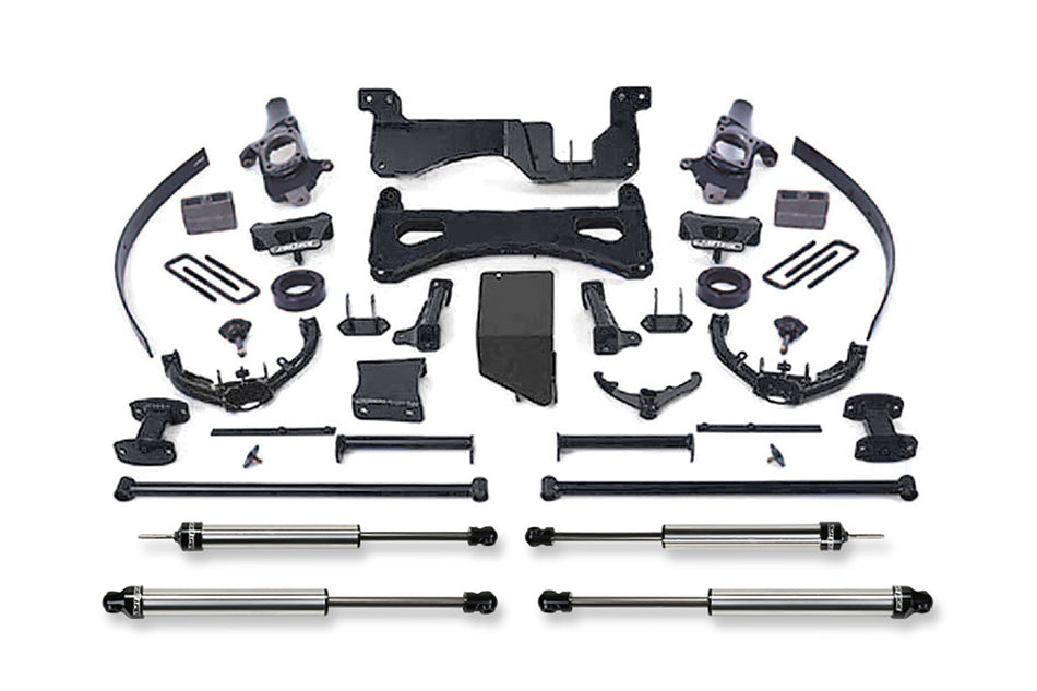 Fabtech 8" PERF SYS W/DLSS SHKS 07-08 GM C/K2500HDC/K3500 NON DUALLY