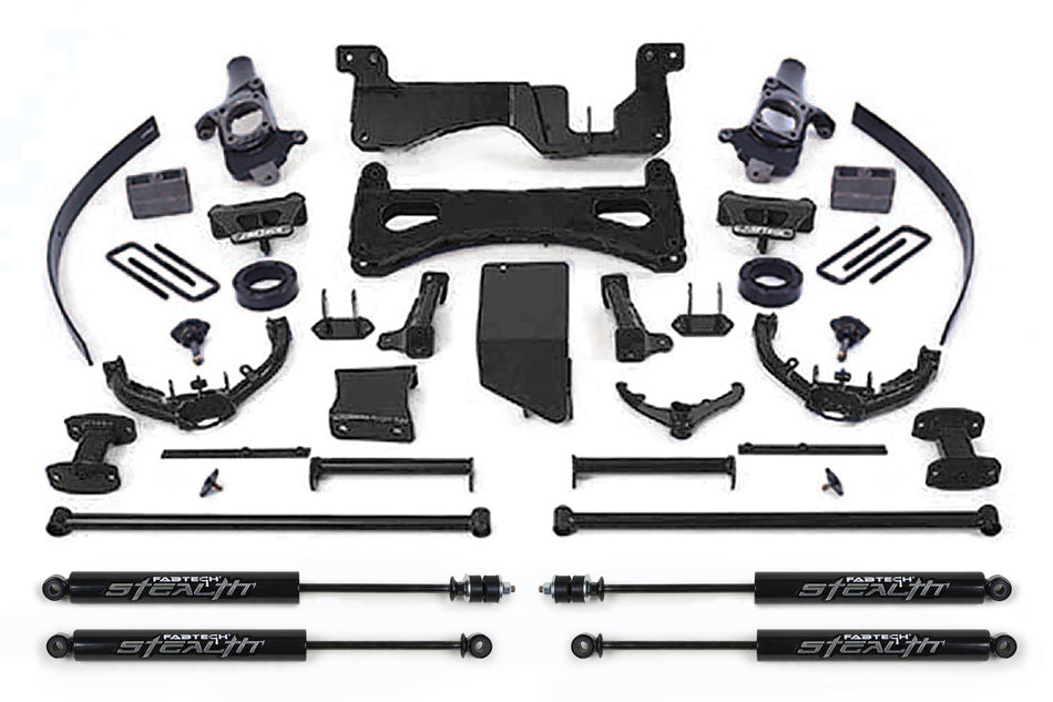 Fabtech 8" PERF SYS W/STEALTH 07-08 GM C/K2500HDC/K3500 NON DUALLY