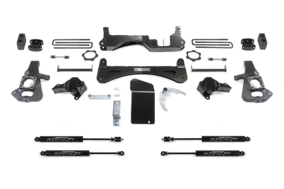 Fabtech 6" RTS SYS W/STEALTH 01-10 GM C/K2500HD C/K3500HD