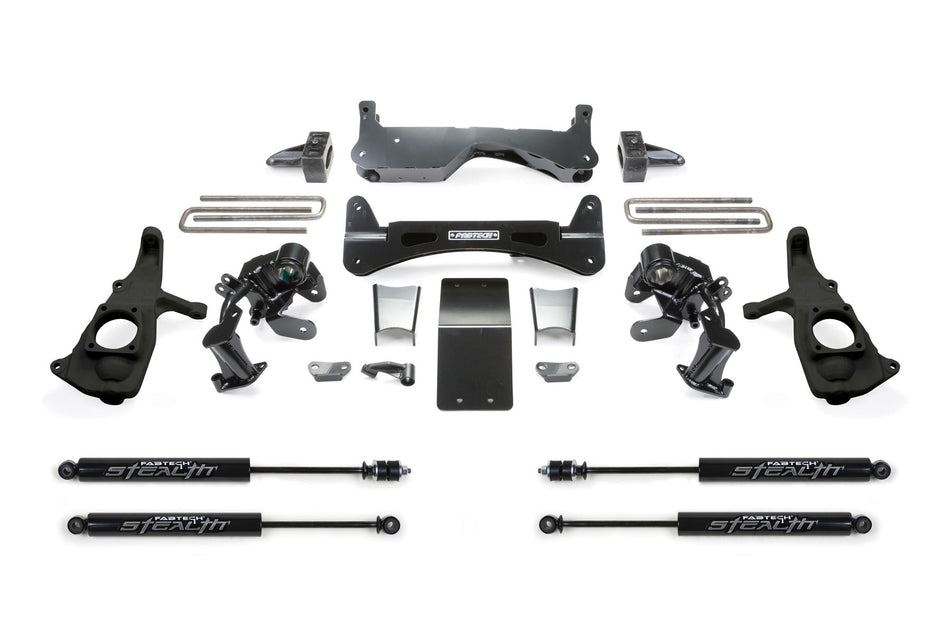 Fabtech 6" RTS SYS W/STEALTH 2011-19 GM 2500HD 2/4WD