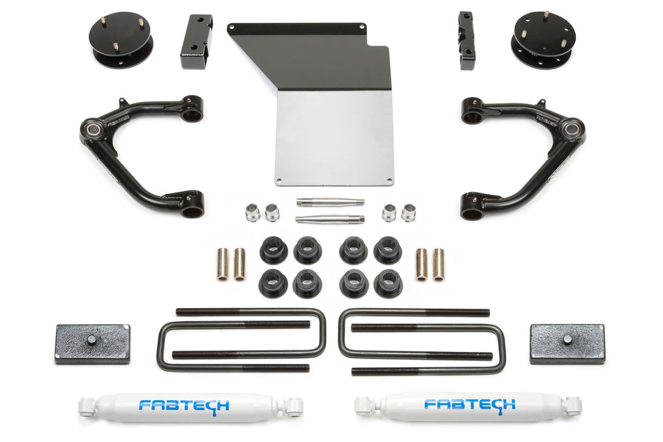 Fabtech 3" UNIBALL UCA SYS W/PERF SH 07-18 GM C/K1500 P/U