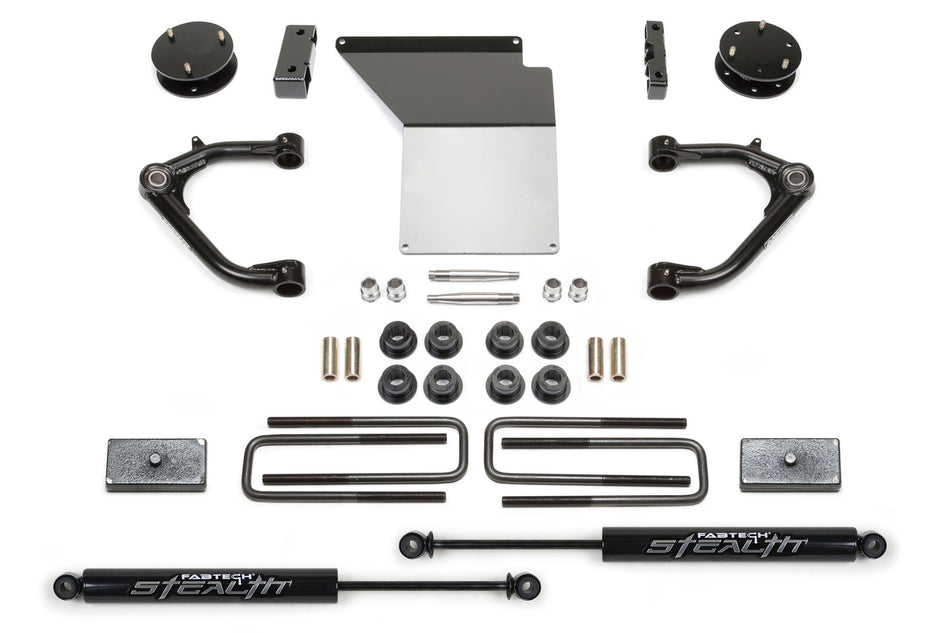 Fabtech 3" UNIBALL UCA SYS W/ STEALT 07-18 GM C/K1500 P/U