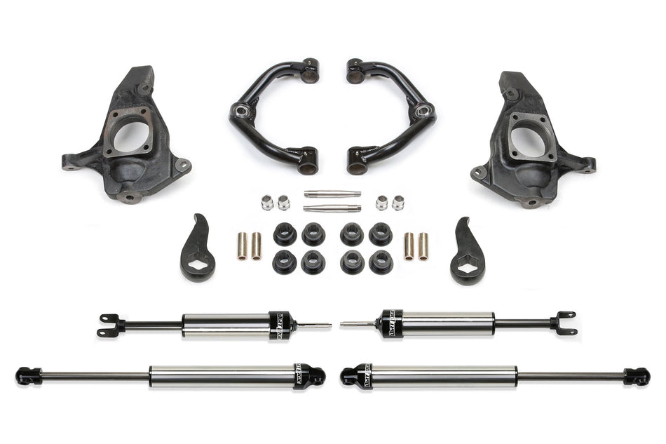 Fabtech 3.5 In. ULTIMATE SYS W/UNIBALL UC & DLSS SHKS 2011-19 GM C/K2500HD/3500HD
