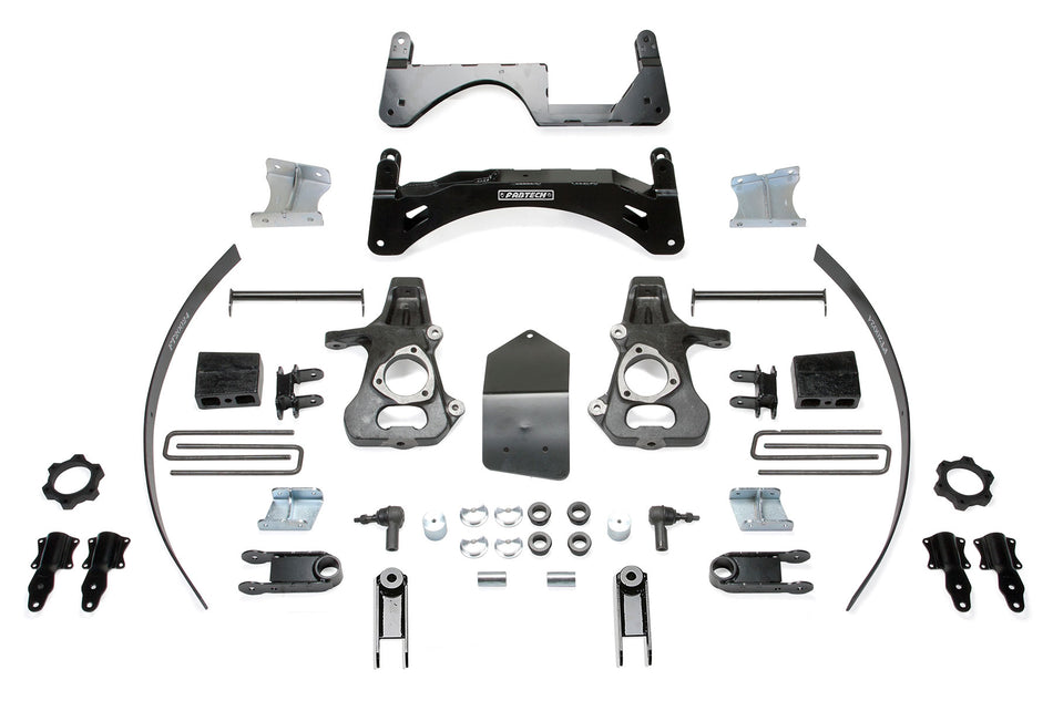 Fabtech 6" BASIC SYS W/ MAGNERIDE 14-18 GM K1500 P/U DENALI W/ OE ALM OR STMP STL UCA