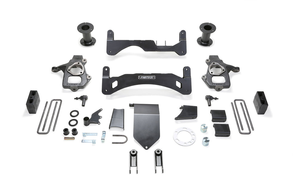 Fabtech 6" BASIC SYS G2 W/MAGNERIDE 14-18 GM K1500 P/U DENALI W/ OE ALM OR STMP STL UCA