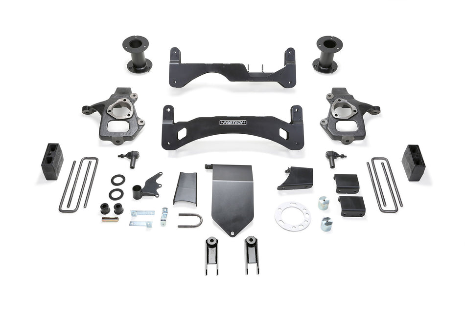 Fabtech 6" BASIC SYS G2 W/ MAGNERIDE 14-18 GM K1500 P/U DENALI W/ OE FORG STL UCA
