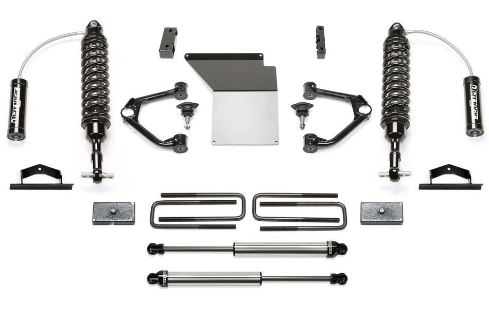 Fabtech 3" BUDGET SYS W/ DL 2.5 & 2. 07-18 GM C/K1500 P/U W/ OE FORG STL UCA