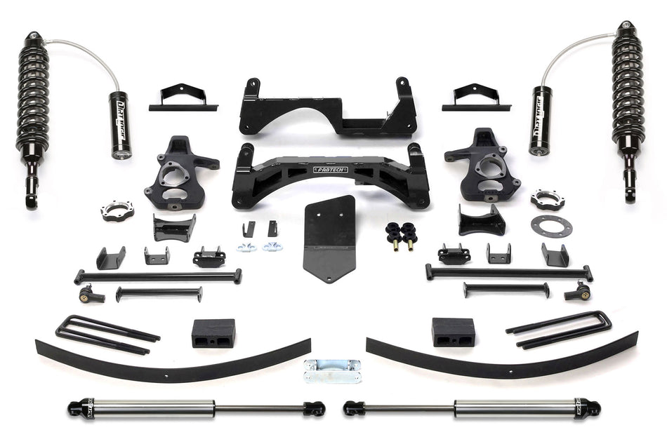 Fabtech 6" PERF SYS W/DLSS 2.5 C/O RESI & RR DLSS 07-13 GM K1500 P/U W/O AUTORIDE 4WD