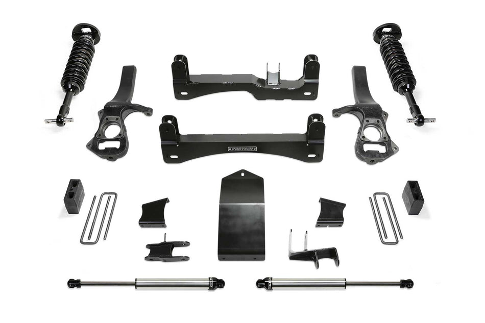 Fabtech 6" PERF SYS W/DL 2.5 & 2.25 2019-22 GM K1500 P/U