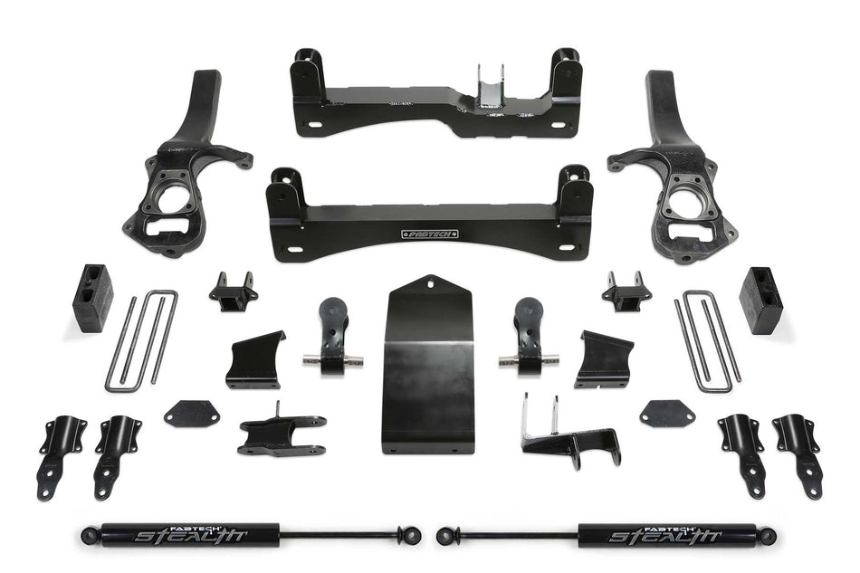Fabtech 4" BASIC SYS W/ STEALTH 2019-22 GM C/K1500 P/U W/TRAIL BOSS/AT4 PKG