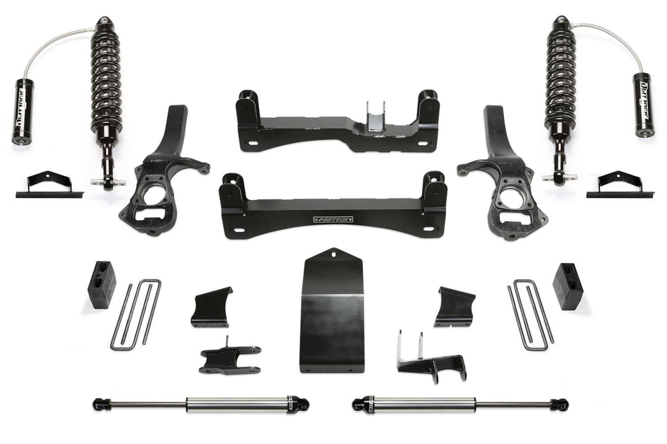 Fabtech 4" PERF SYS W/ DL 2.5 RESI & 2.25 2019-22 GM C/K1500 P/U W/ TRAIL BOSS/AT4 PKG