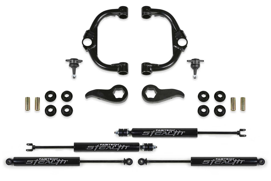 Fabtech 3.5 In. BJ UCA KIT W/ STEALTH 2020-22 GM K2500HD