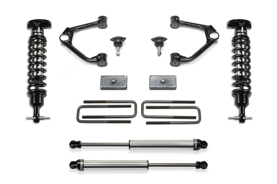 Fabtech 3" BUDGET SYS W/ DL 2.5 & 2.25 2019-21 GM C/K1500 P/U DIESEL