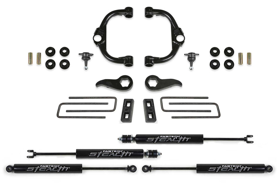 Fabtech 3.5 In. BJ UCA KIT W/ STEALTH 2020-21 GM K3500HD