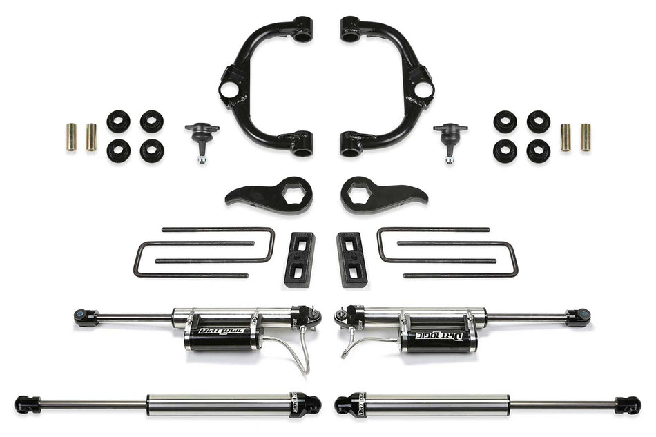 Fabtech 3.5 In. BJ UCA KIT W/ DLSS RESI 2020-21 GM K3500HD