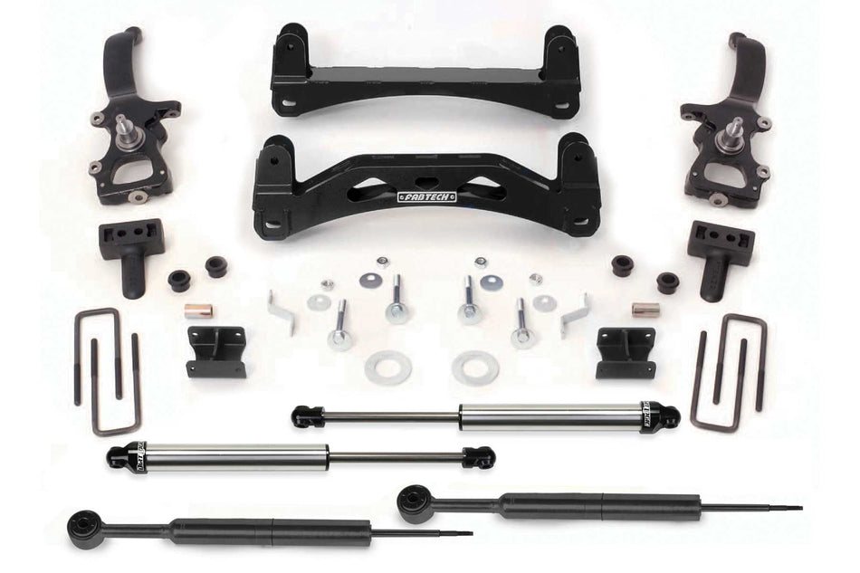 Fabtech 6" BASIC SYS W/DLSS SHKS 2004-08 FORD F150 2WD